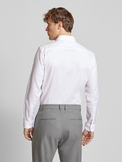 Jake*s Slim Fit Business-Hemd mit Kentkragen Weiss 5