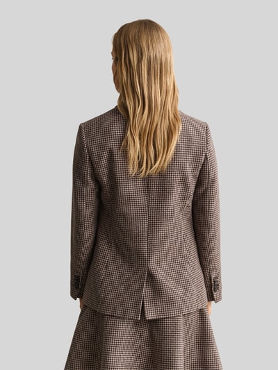 GANT Regular Fit Kurzblazer aus reiner Wolle Taupe 5