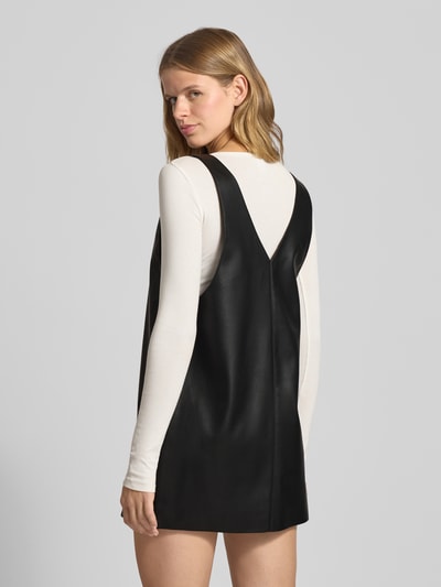 Only Sukienka mini z imitacji skóry model ‘HEIDI’ Czarny 5