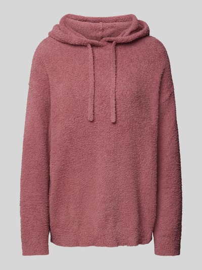 Jake*s Casual Hoodie aus Teddyfell Altrosa 1