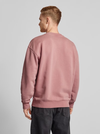 HUGO Sweatshirt met labeldetail, model 'Dopaly' Zalm - 5