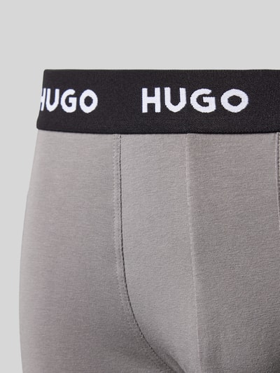 HUGO Trunks mit Label-Bund im 3er-Pack Hellgrau 2