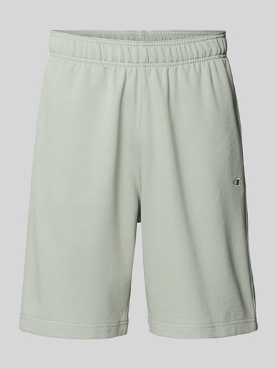 CHAMPION Relaxed Fit Sweatbermudas mit Logo-Stitching Modell 'ICONS' Mint 2