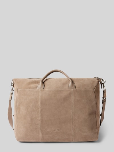 Marc O'Polo Weekender aus softem Velours-Rindleder Beige 2