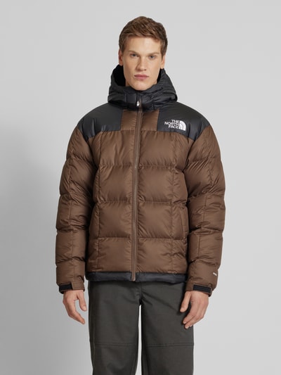 The North Face Regular fit gewatteerd jack met labelstitching, model 'LHOTSE' Donkerbruin - 4