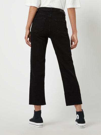 Review Cropped Straight Fit Jeans mit Stretch-Anteil Black 5