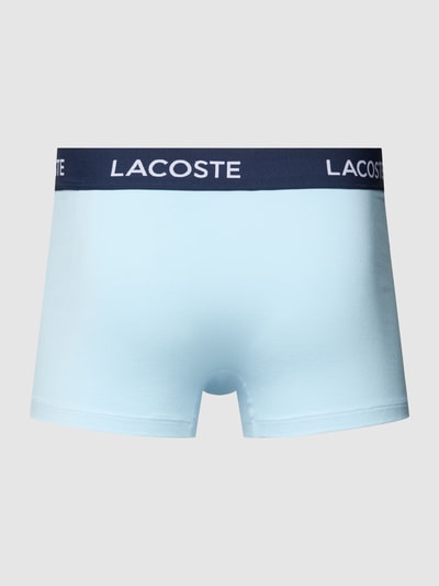 Lacoste Trunks mit Label-Bund im 3er-Pack Marine 3