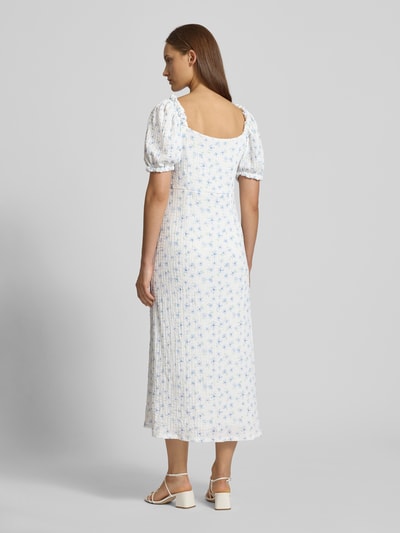 Gina Tricot Midi-jurk in kreuklook, model 'Ilma' Lichtblauw - 5