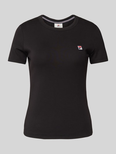 FILA T-shirt met labelstitching, model 'BIELLA' Zwart - 2