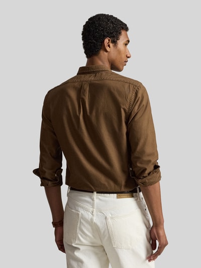 Polo Ralph Lauren Slim Fit Freizeithemd aus reiner Baumwolle ' Mittelbraun 5