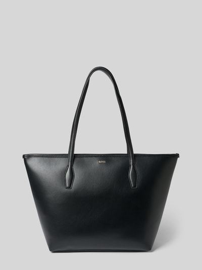 Produktfoto, Shopper in Leder-Optik Modell 'SANDY' von BOSS in Schwarz mit glatter Textur, Damen Shopper von BOSS
