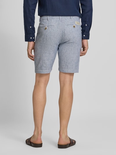 Colours & Sons Regular Fit Leinenshorts mit Gesäßtaschen Hellblau 5