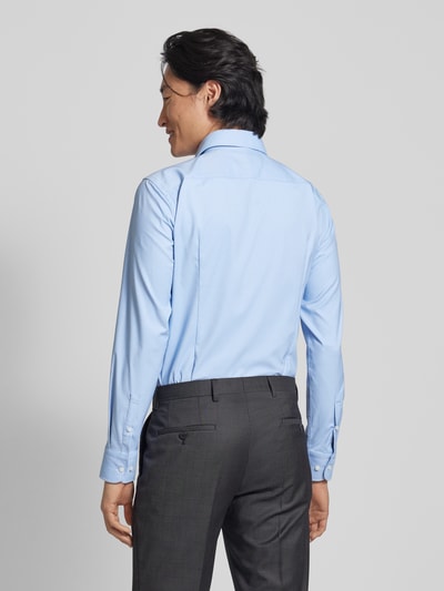 BOSS Slim Fit Business-Hemd mit Kentkragen Modell 'Hank' Bleu 5