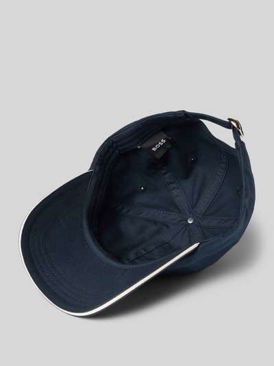 BOSS Baseballpet van puur katoen Marineblauw - 2