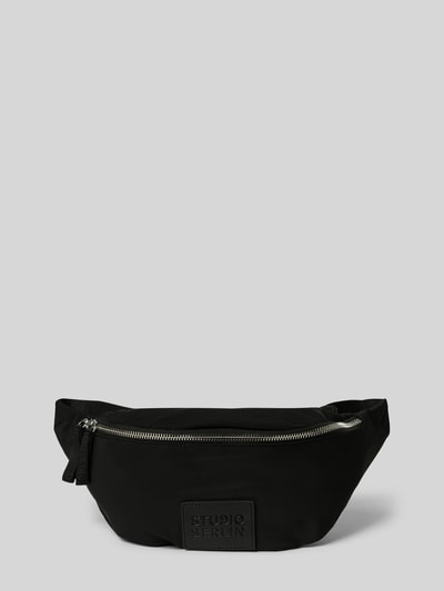 STUDIO BERLIN Bauchtasche mit Logo-Patch Modell 'Spandau' Black 2