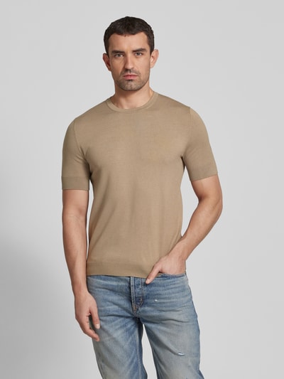 HUGO T-Shirt mit Rundhalsausschnitt Beige 4