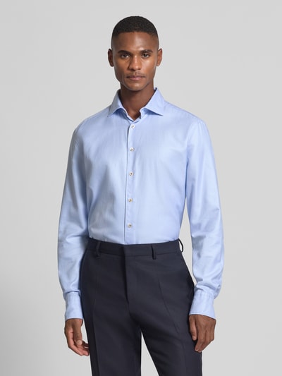 Stenstroms Regular Fit Businesshemd mit Kentkragen Modell 'cuff' Blau 4