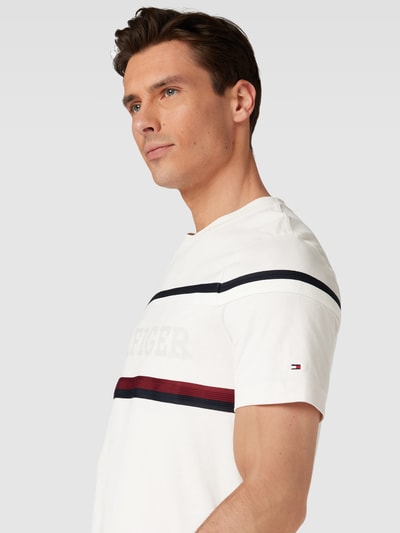 Tommy Hilfiger T-Shirt mit Label-Details Offwhite 3