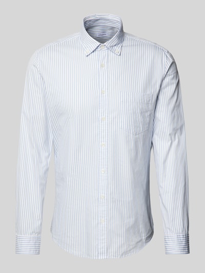 SEIDENSTICKER Casual Slim Fit Business-Hemd mit Button-Down-Kragen Bleu 1