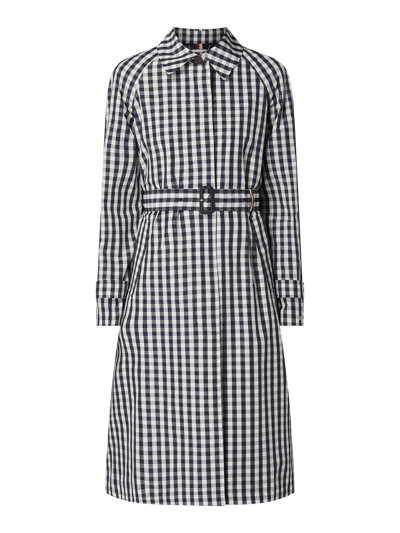 Tommy Hilfiger Trenchcoat met stolpplooi - waterafstotend Donkerblauw - 2