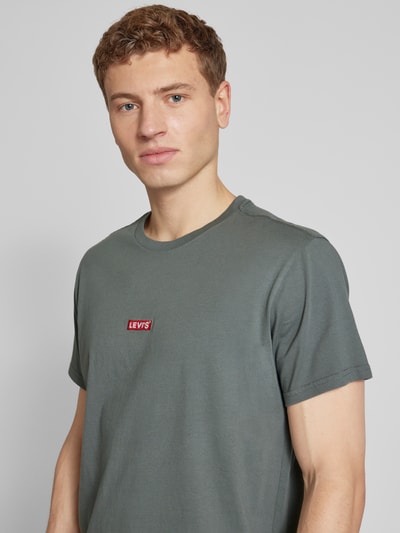 Levi's® T-Shirt mit Label-Patch Petrol 3