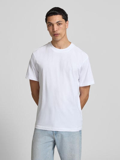 G-Star RAW t-shirt z bawełny z okrągłym dekoltem Biały 4
