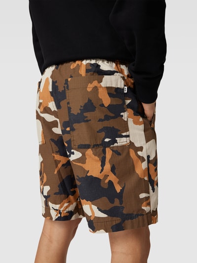 WOOD WOOD Shorts mit Camouflage-Muster Mittelbraun 3