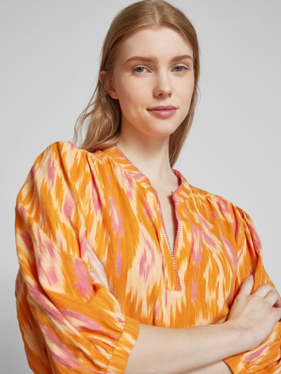 Oilily Blouse met tuniekkraag, model 'BARABAS' Oranje - 3