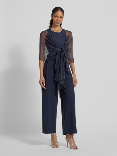 Vera Mont Etola z lejącego materiału zapinana na guzik Ciemnoniebieski 1