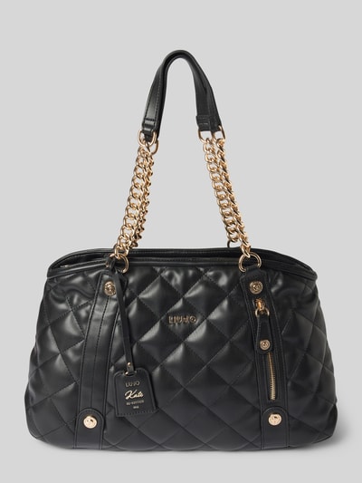 Liu Jo White Handtasche mit Label-Detail Modell 'KATE' Black 2