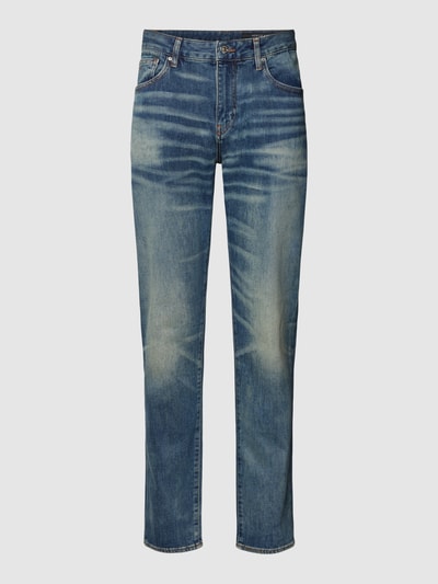 ARMANI EXCHANGE Slim Fit Jeans im Used-Look Jeansblau 2