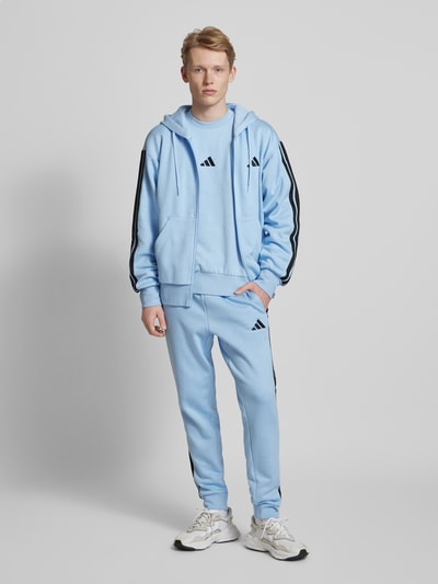 ADIDAS SPORTSWEAR Sweatjacke mit Viskose-Anteil und  Label-Stitching Bleu 1