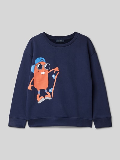 Blue Seven Sweatshirt met ronde hals Marineblauw - 1