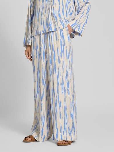 Selected Femme High Waist Hose mit elastischem Bund Modell 'BAELA' Offwhite 4