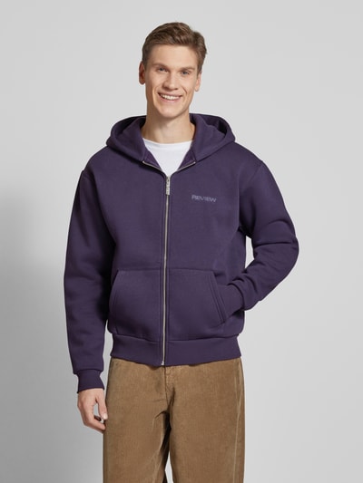 REVIEW Sweatjack met capuchon Aubergine - 4