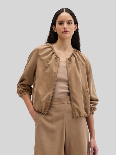 Marc O'Polo Loose Fit Jacke aus Lyocell-Leinen-Mix Hazel 4