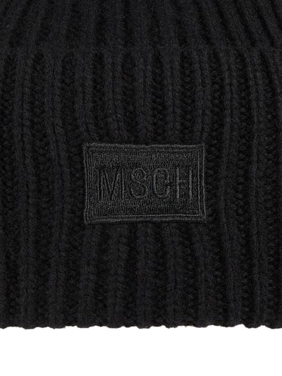 MSCH Copenhagen Beanie van wolmix, model 'Kara' Zwart - 2