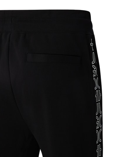 HUGO Slim Fit Sweatpants mit Label-Print Modell 'Daky' Black 3