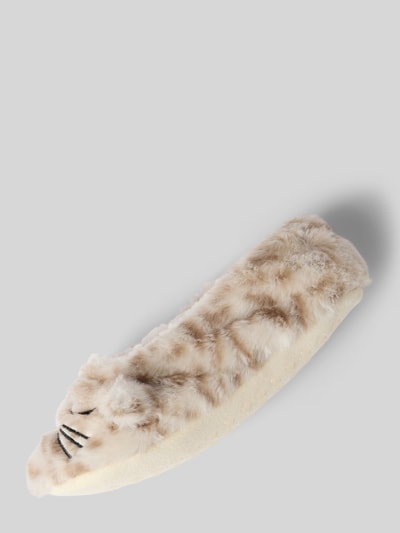 CAPELLI NEW YORK Huisschoenen van imitatiebont met antislipzool Offwhite - 1