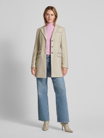 WHITE LABEL Longblazer mit Pattentaschen Sand 1