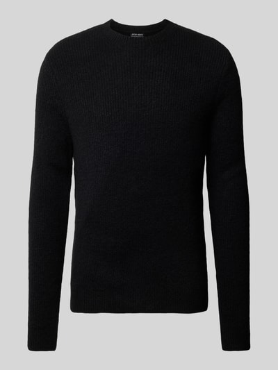 Antony Morato Gebreide pullover met ronde hals Zwart - 2