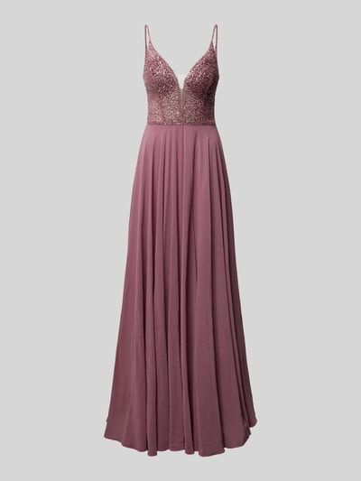 Hey Kyla Abendkleid mit Paillettenbesatz Mauve 1