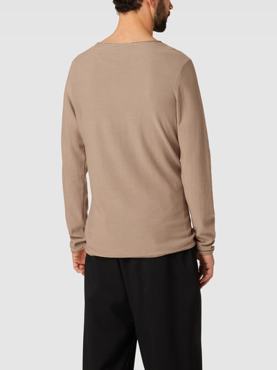 Drykorn Longsleeve in Strick-Optik Modell 'RIK' Beige 5