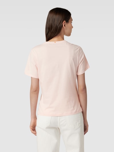 BOSS Orange T-Shirt mit Label-Stitching Modell 'Esummer' Rose 5