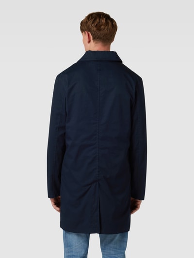 Polo Ralph Lauren Lange jas met platte kraag, model 'WALKING' Marineblauw - 5