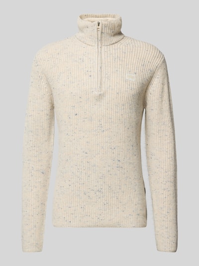 G-Star Raw Gebreide pullover met ribboorden Offwhite - 2