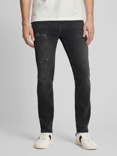 BOSS Orange Slim Fit Jeans Modell "Delaware" Dunkelgrau 4
