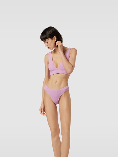 Sorbet Island Bikini in Bouclé-Optik Lavender 4