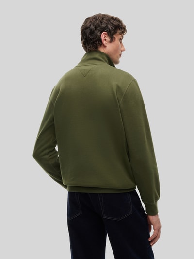 Tommy Hilfiger Regular fit schipperstrui van katoenmix Olijfgroen - 5