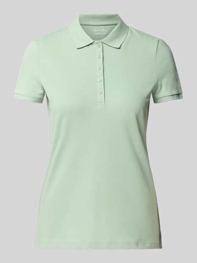 Christian Berg Woman Poloshirt met korte knoopsluiting Lindegroen - 2